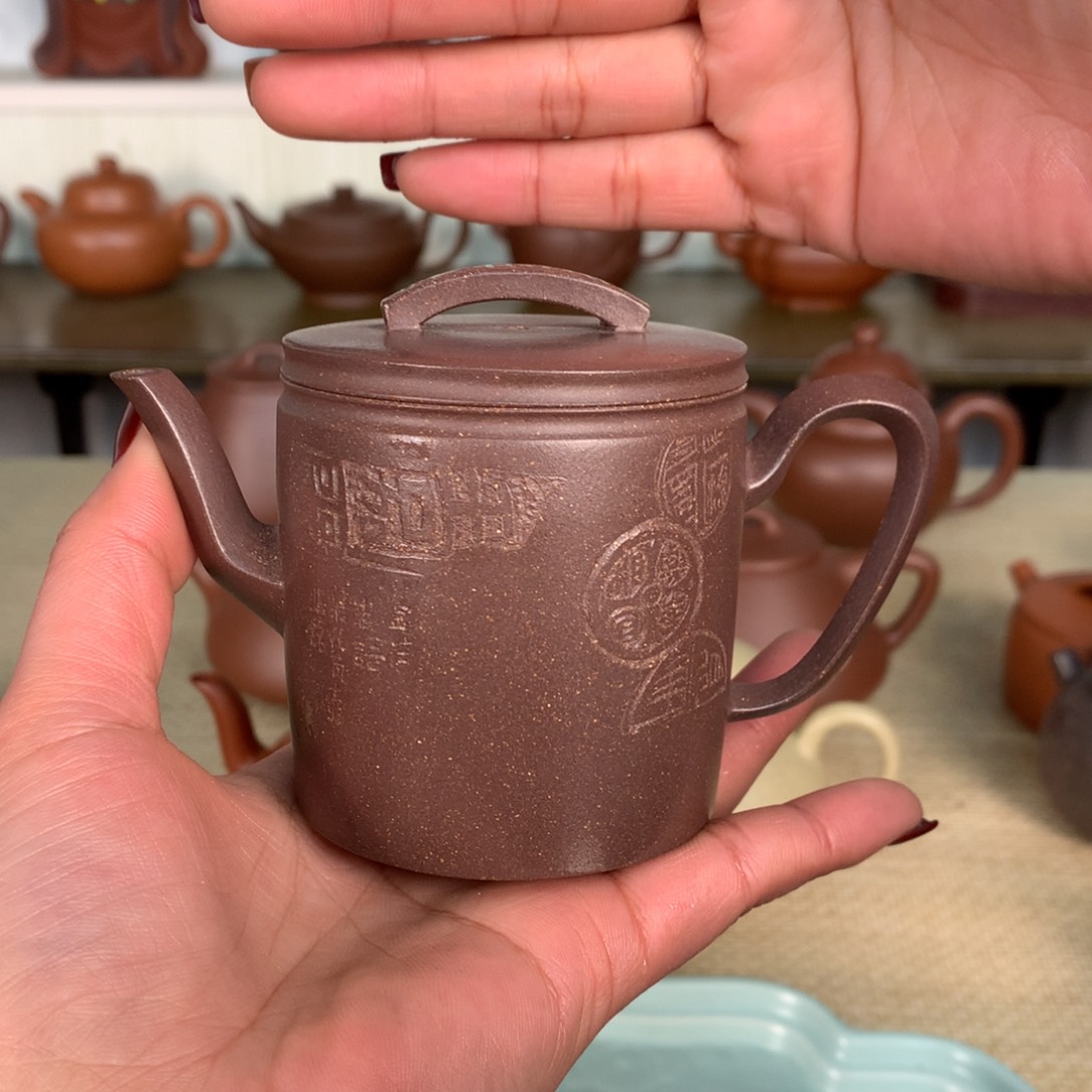 紫砂茶壶天青汉瓦容量150