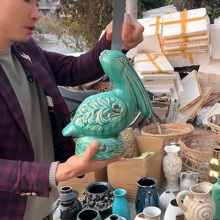 瓶高度27厘米长度26厘米微瑕捡漏