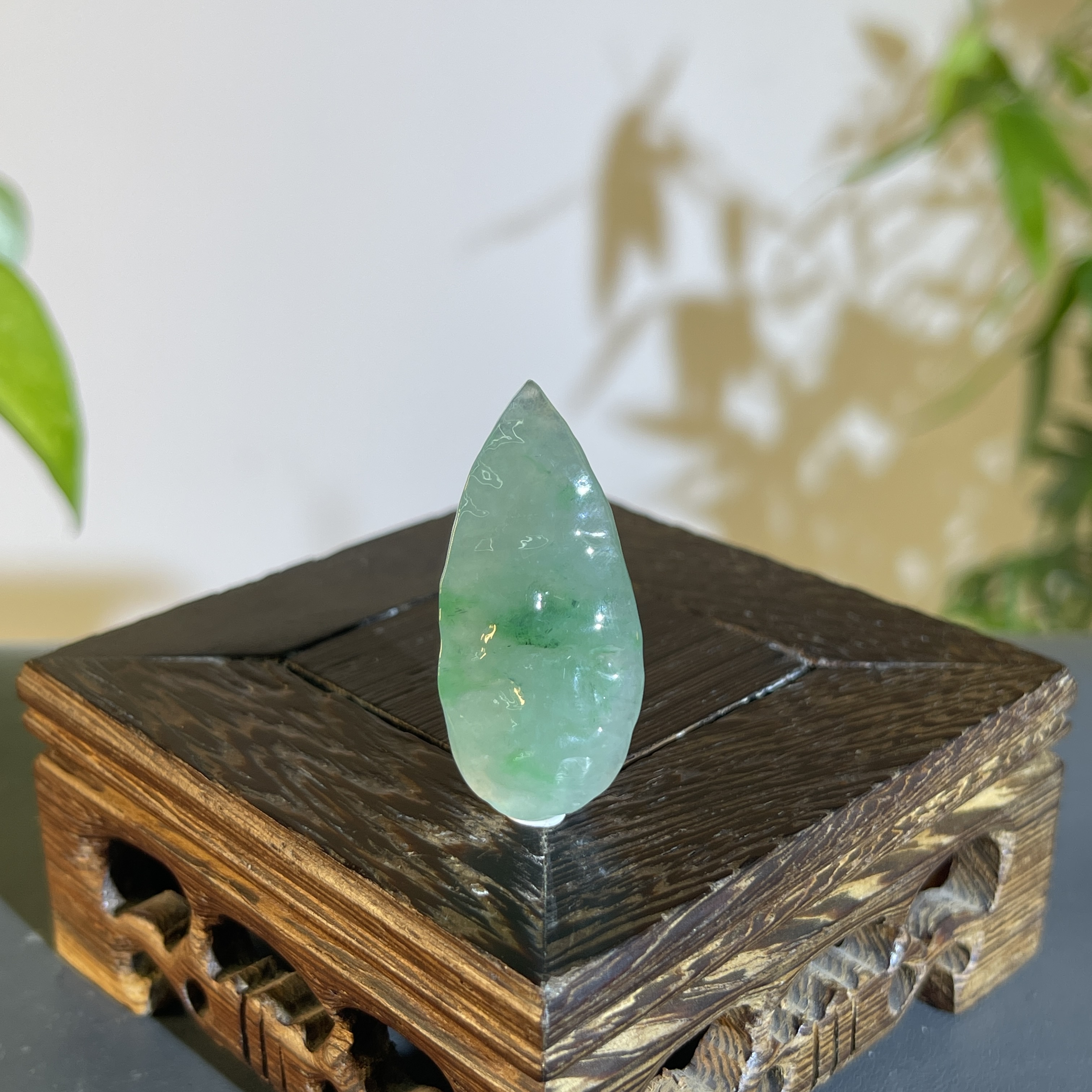 JCW23-63 精品天然翡翠A货原石吊坠