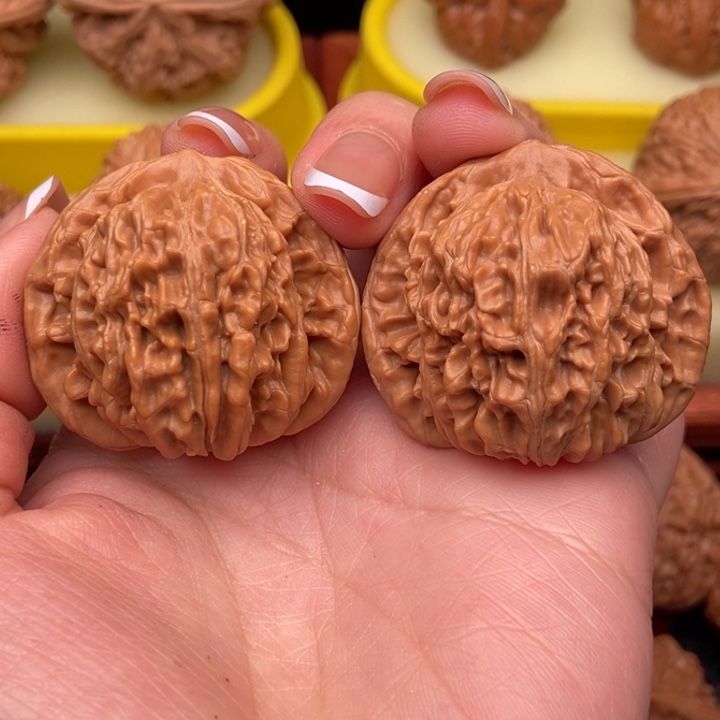 文玩核桃把件41精品老树全品四座楼