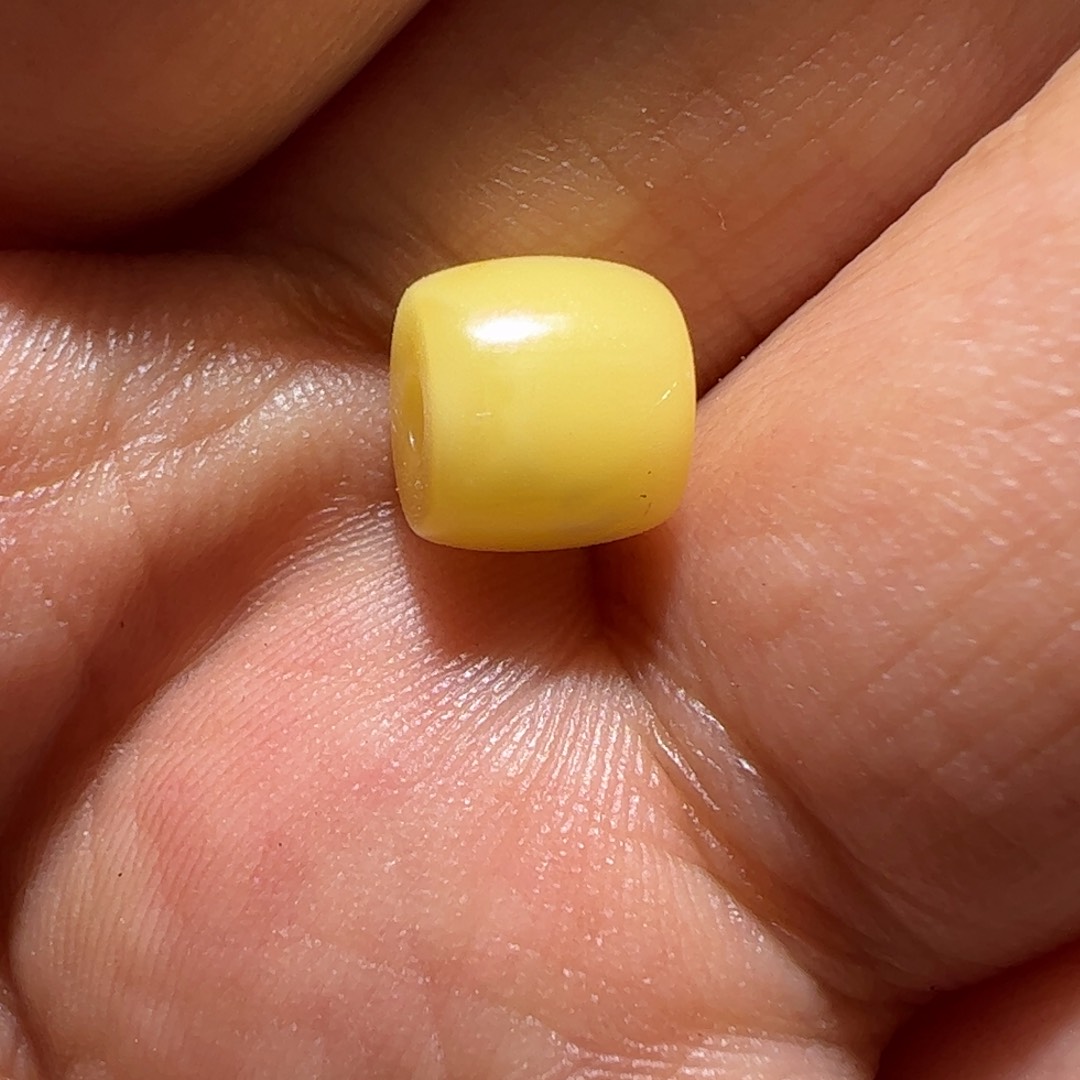 玻璃颈饰墨白藏传出品39