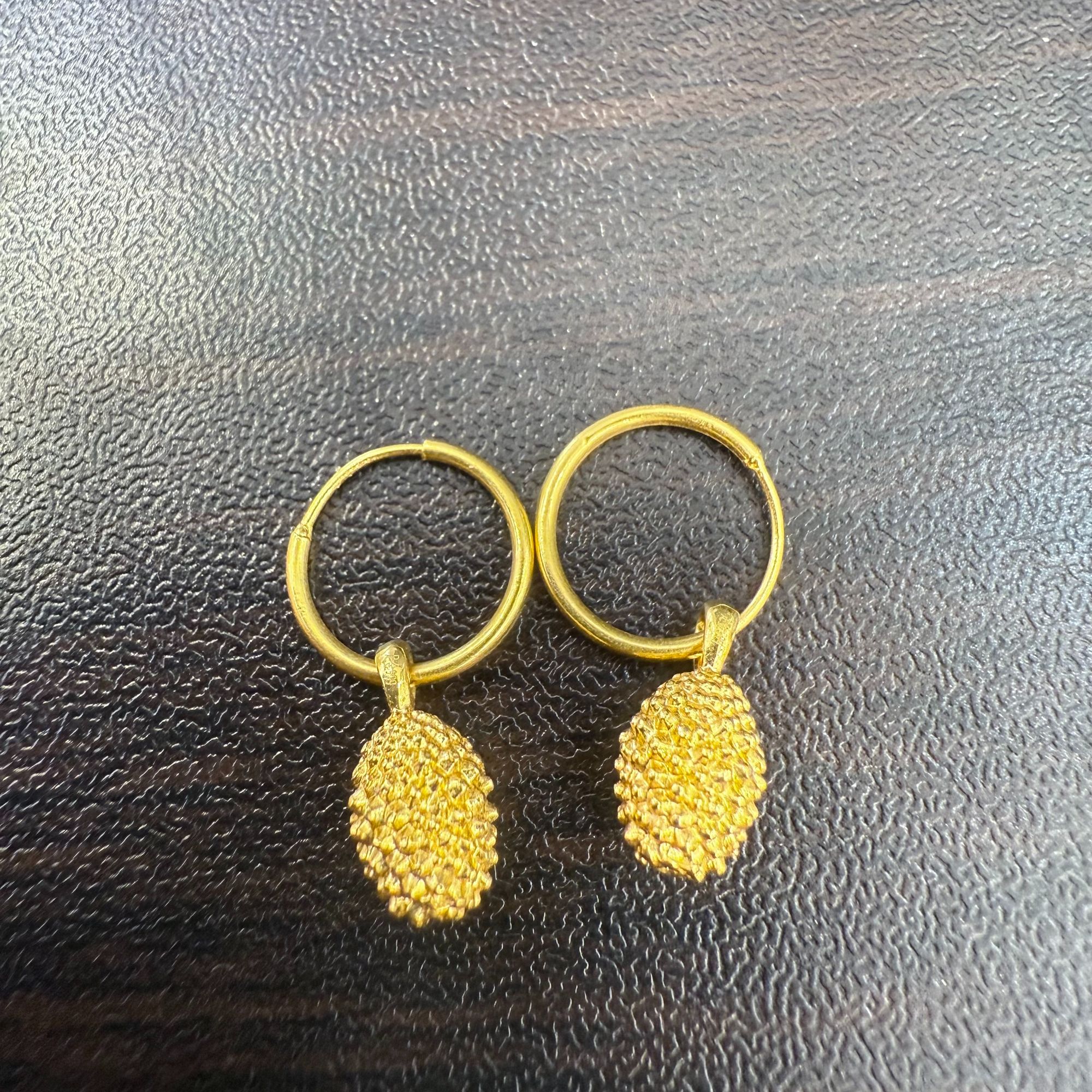 【小贝】足金999配件榴莲圈圈DIY自由组合时尚百搭#11114