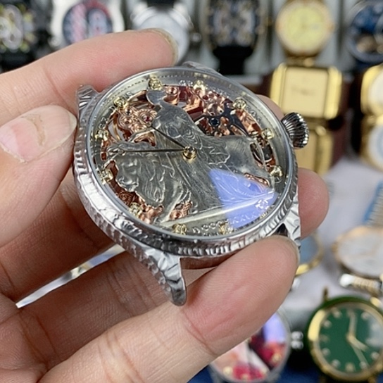 钢金属合金人工动能机芯