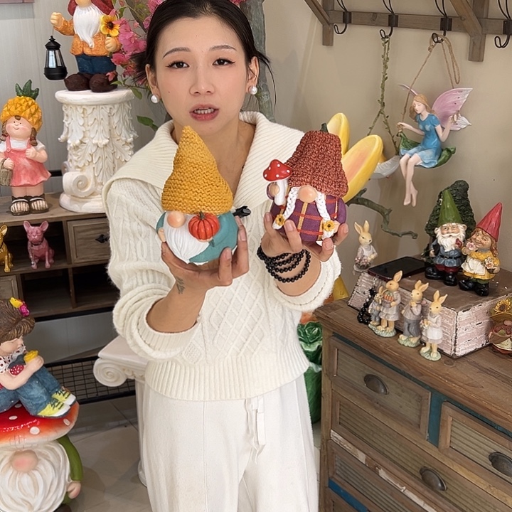 花园摆件红红火火