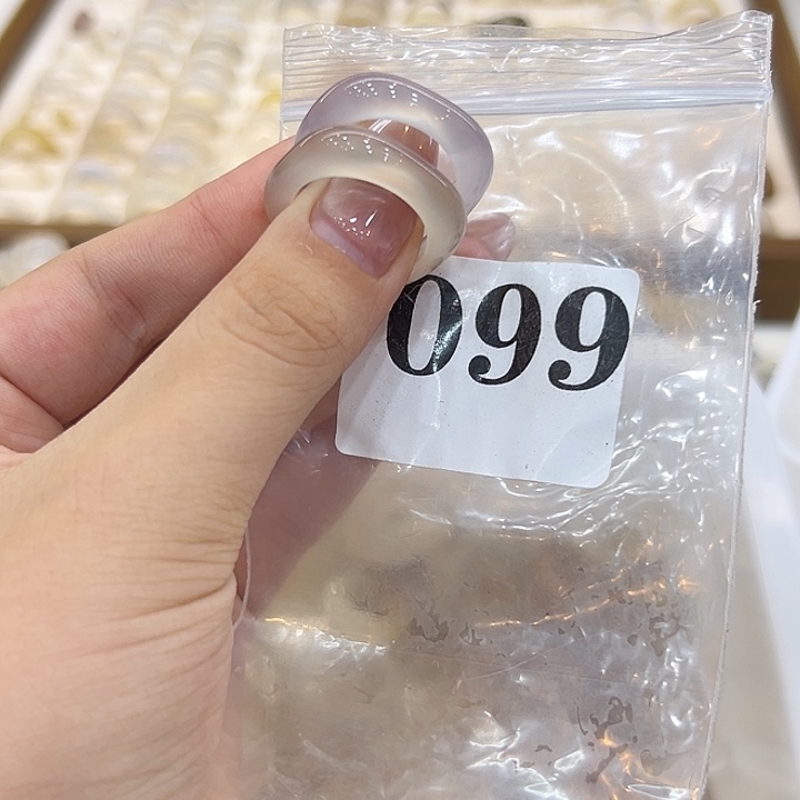 玛瑙/玉髓戒指合金99港17