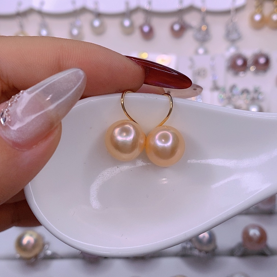 淡水珍珠颈饰银S925镶嵌