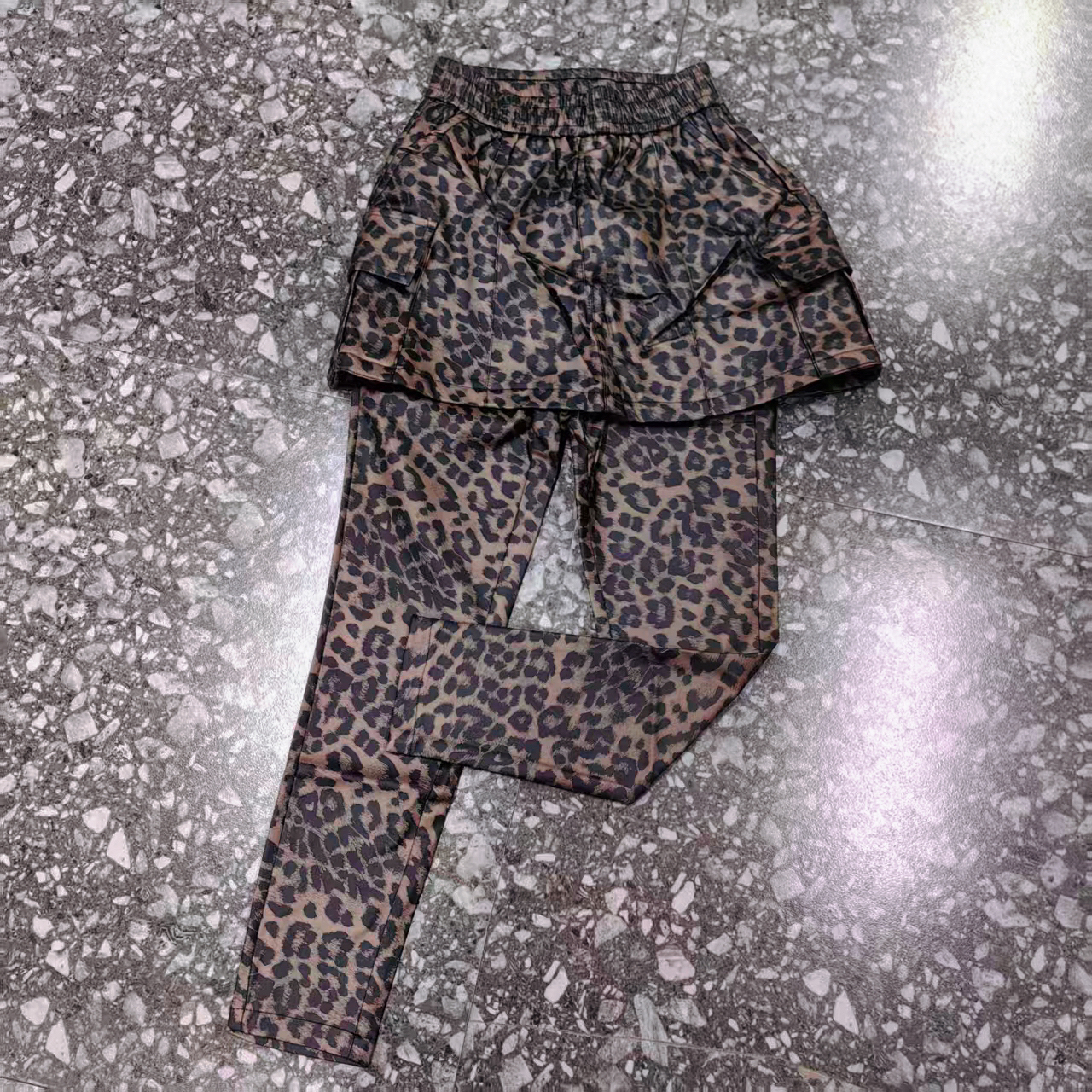 飞哥➕秋冬复古港风裤裙弹力抓毛