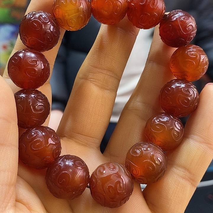 玛瑙/玉髓手链未镶嵌180