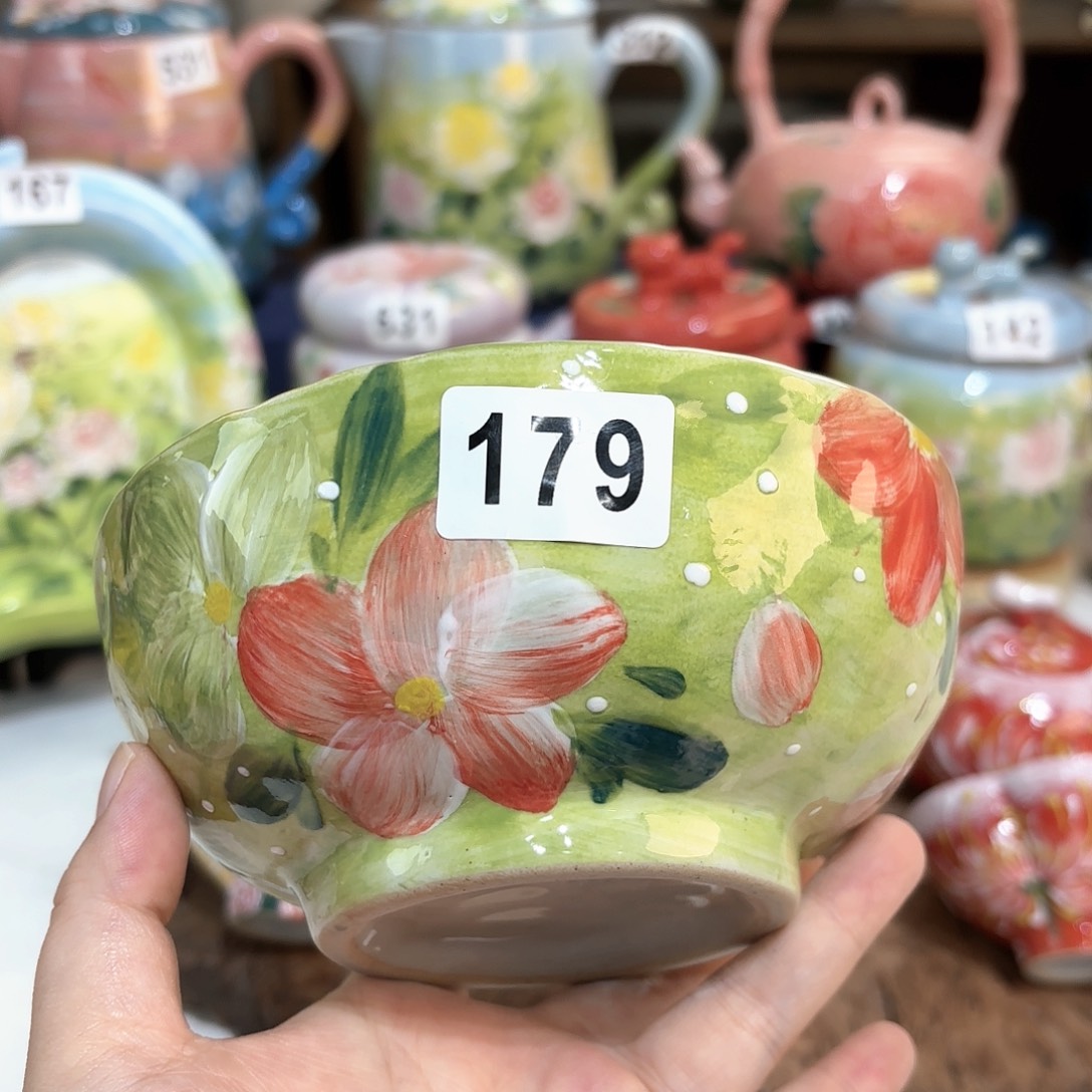 景德镇手绘高温釉下彩陶瓷茶具