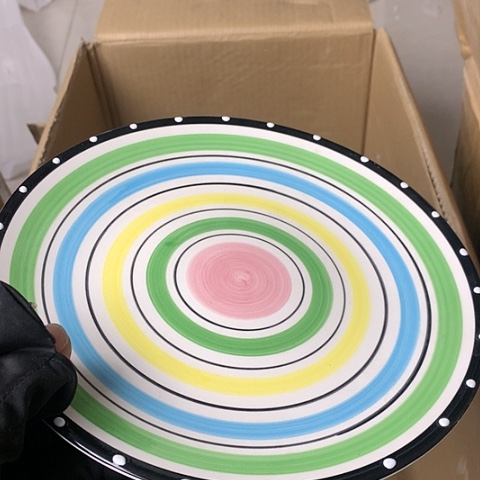 盘陶瓷制品满25拼单发货默认微瑕
