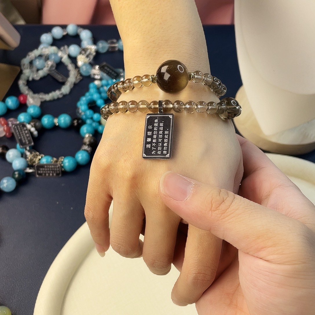 手链水晶银S925镶嵌