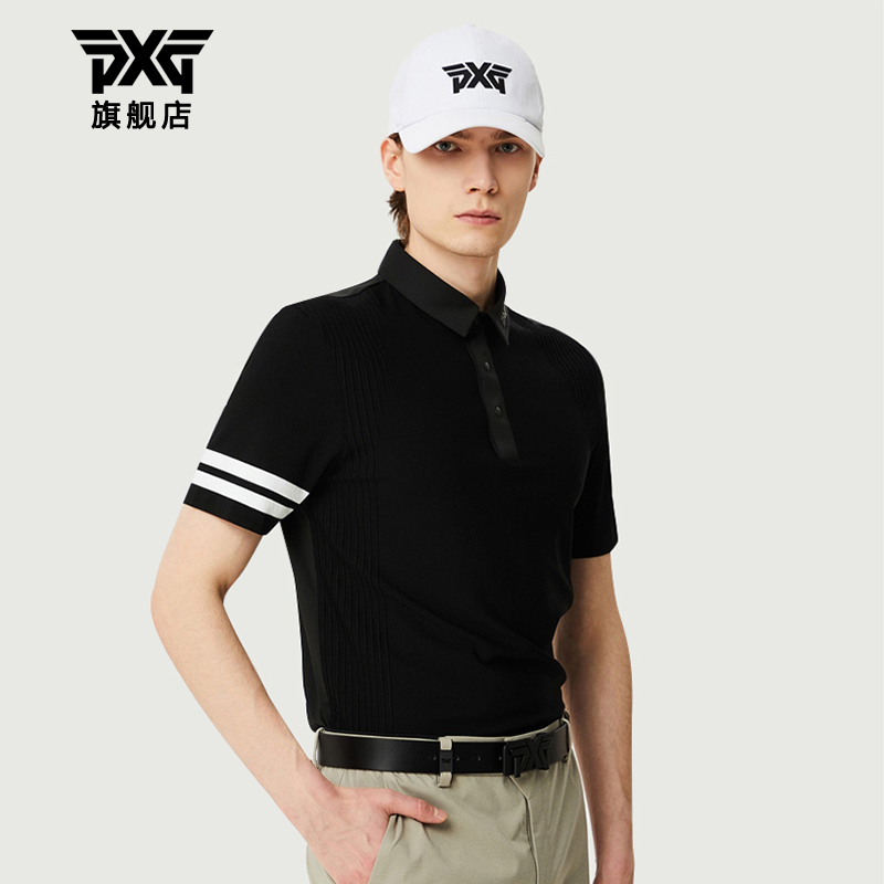PXG高尔夫服装男士短袖夏季新款舒适透气上衣T恤golf运动Polo衫