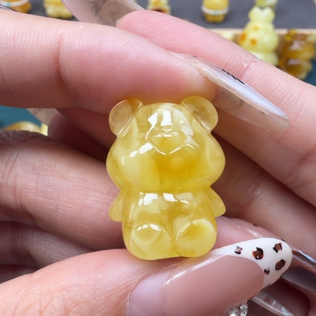 琥珀未镶嵌裸石蜜蜡