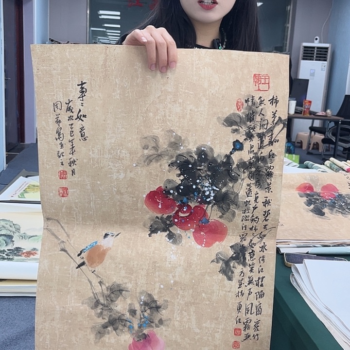 国画手绘国画大捡漏！！！！