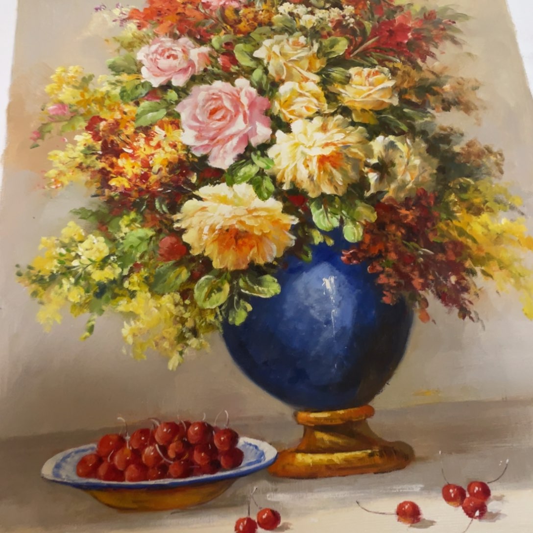 油画油画作品60/90画心