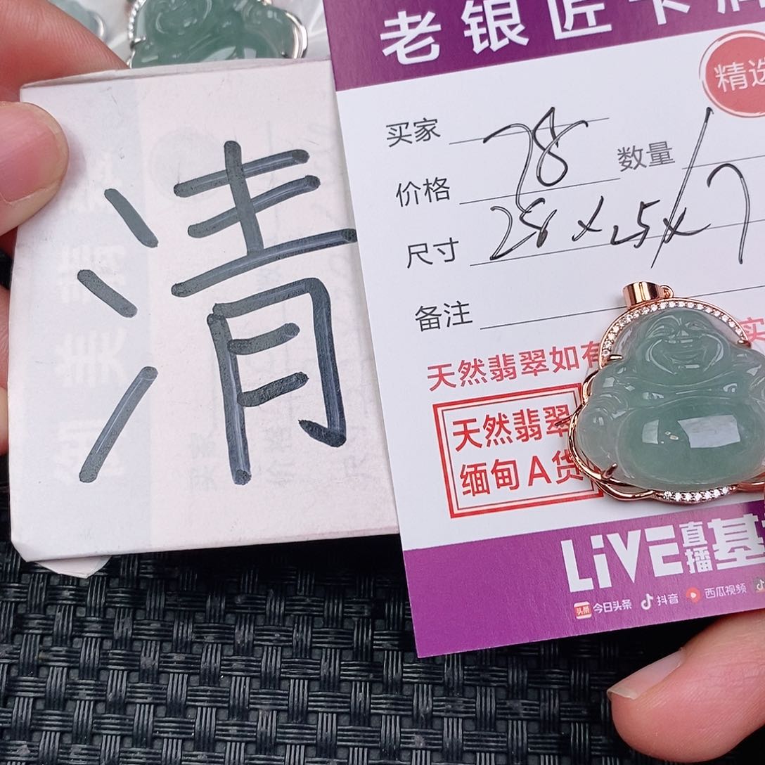 翡翠银S925镶嵌颈饰