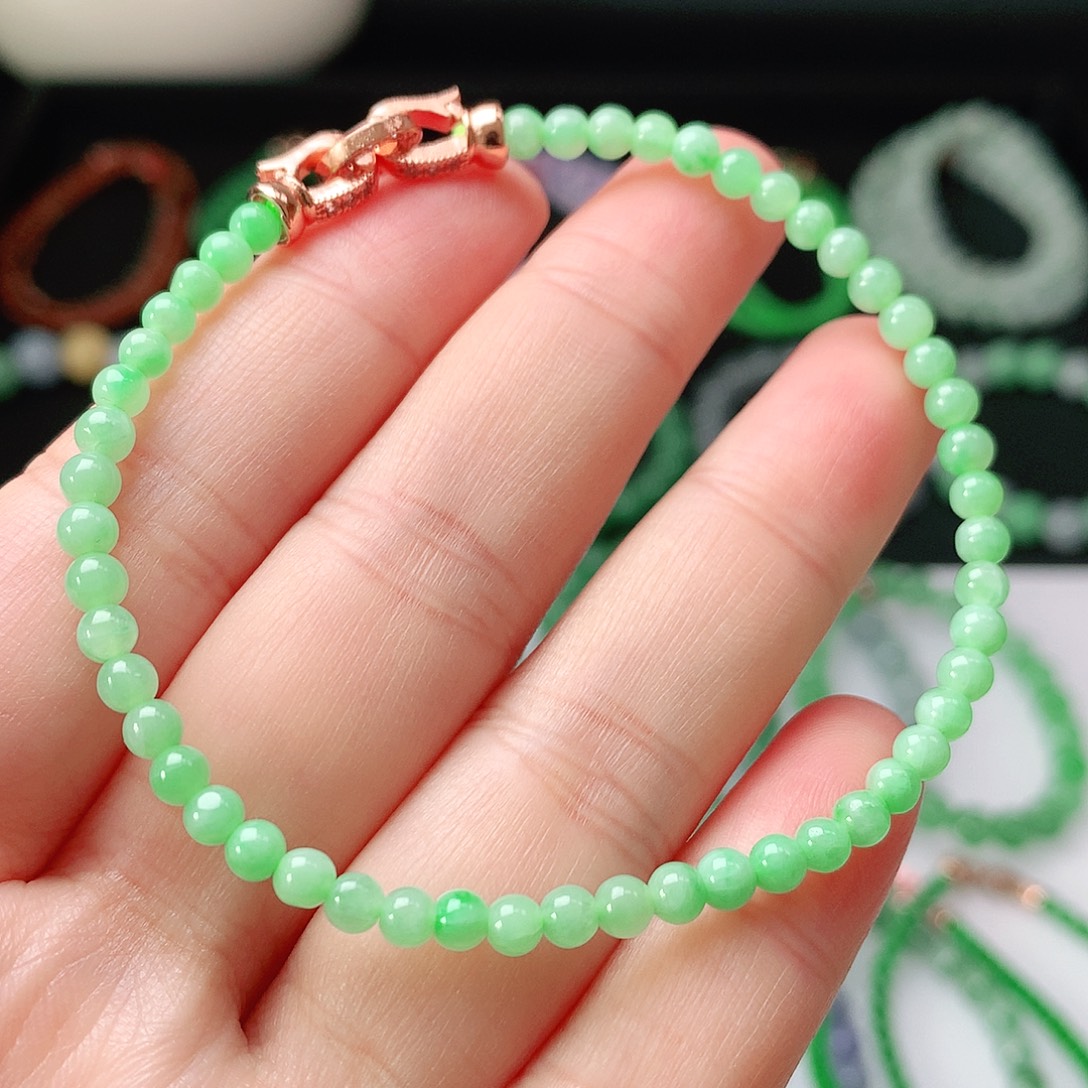 翡翠未镶嵌手链翡翠