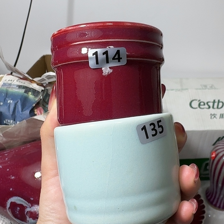 摆件陶郑家钧窑摆件微