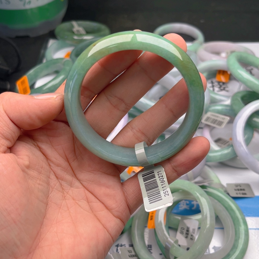 未镶嵌手镯翡翠5859x3 43