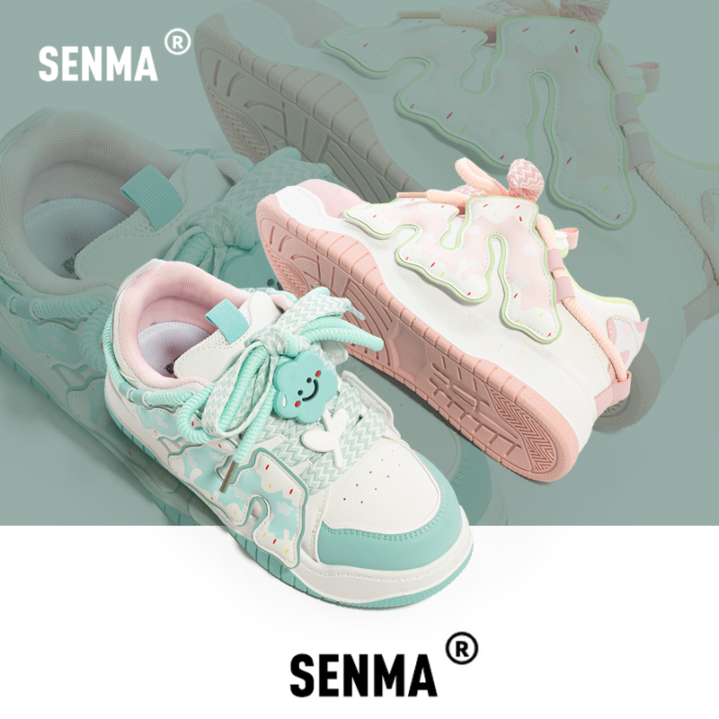 SENMA/森马秋冬春锦系列情侣款板鞋男女潮流百搭时尚运动厚底厚底