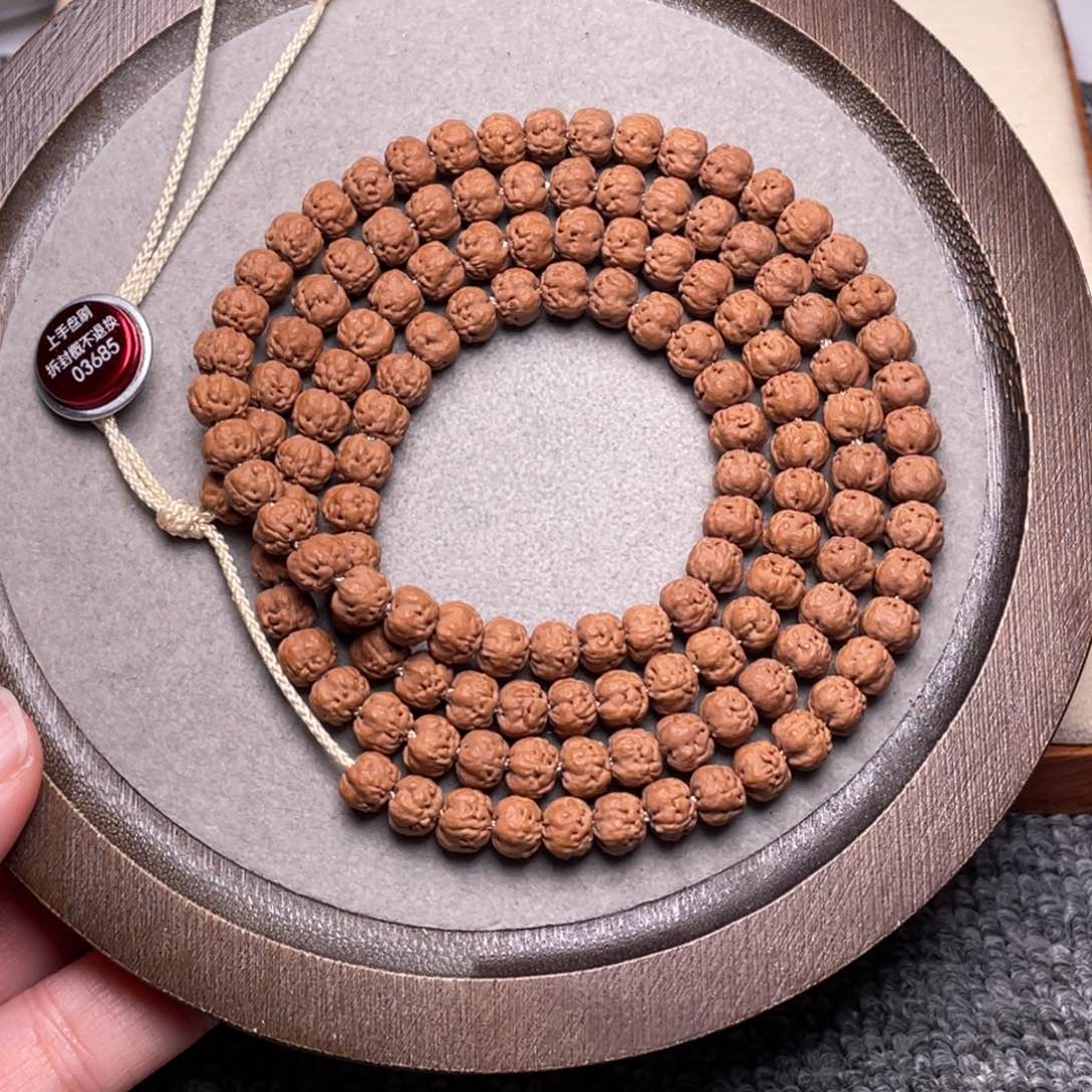 手串金刚菩提无*梅朵头货佛手108尺寸7