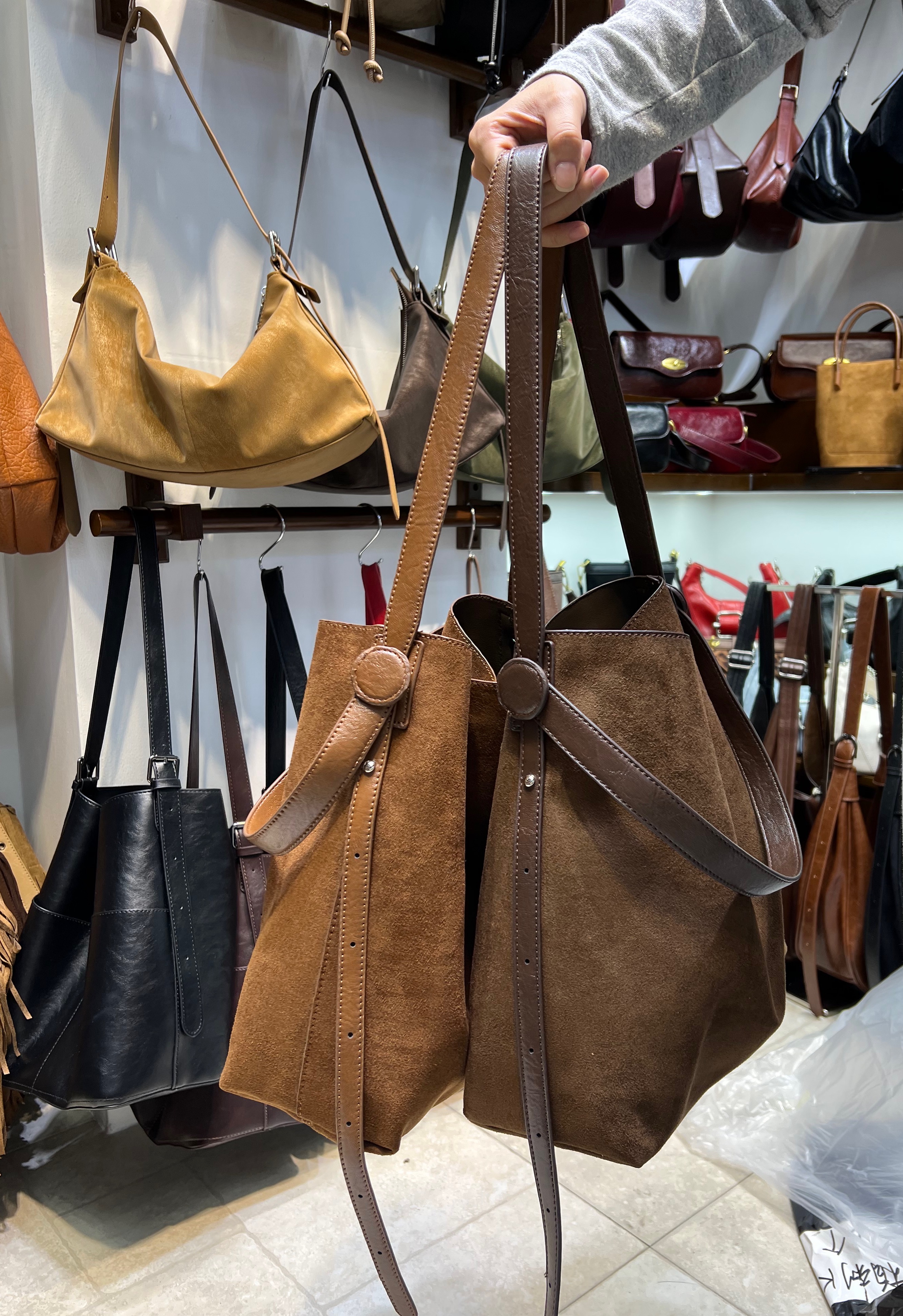 700-800合集链接ins豹纹编织包包大容量秋冬复古百搭托特包水桶包