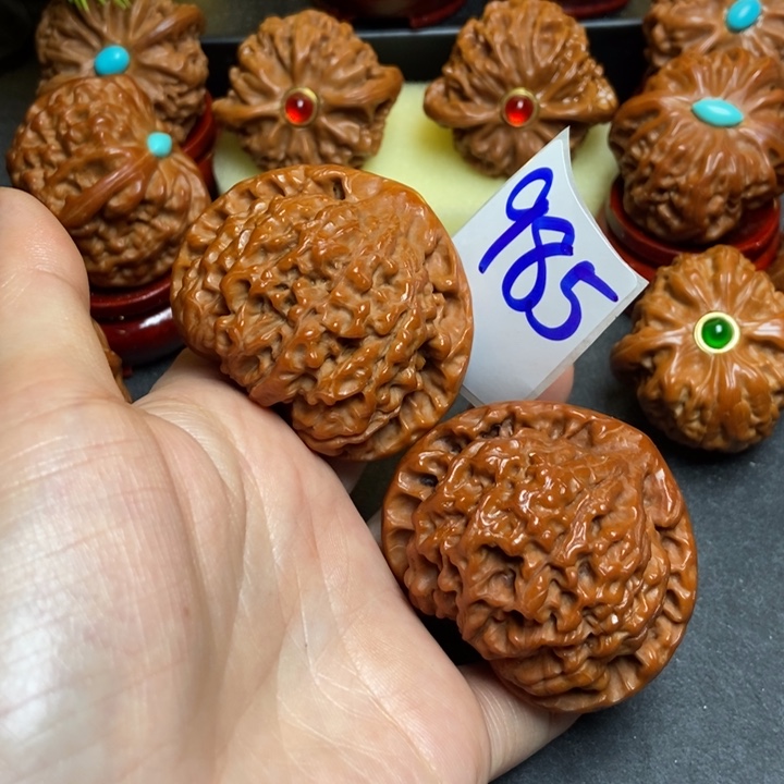 文玩核桃把件51官帽985