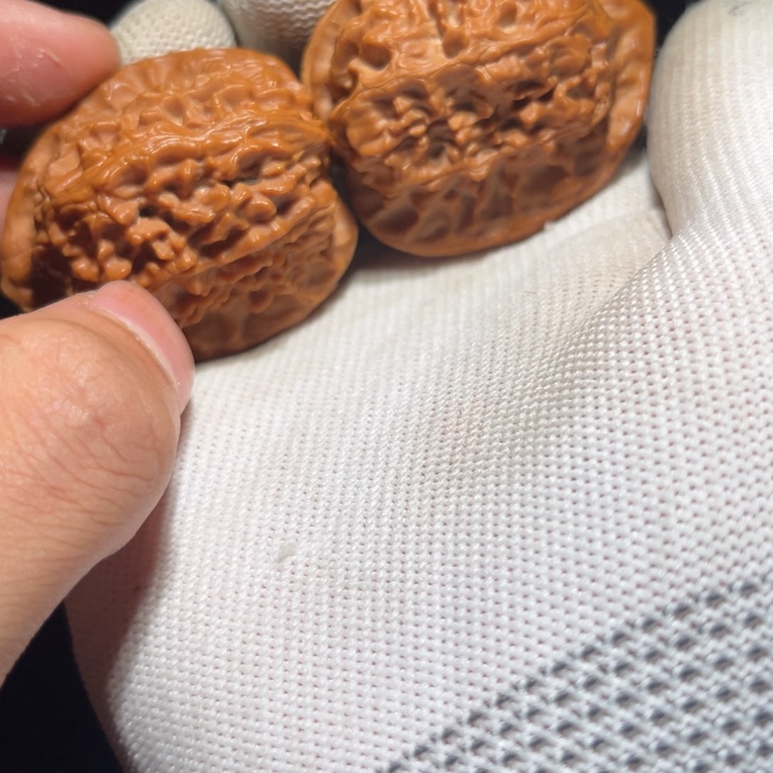 文玩核桃把件蓟县红马蹄 全品