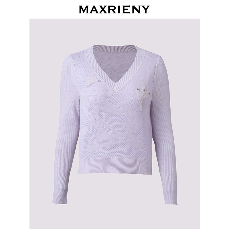 【芊芊专属】MAXRIENY商场同款春毛衫显白显瘦