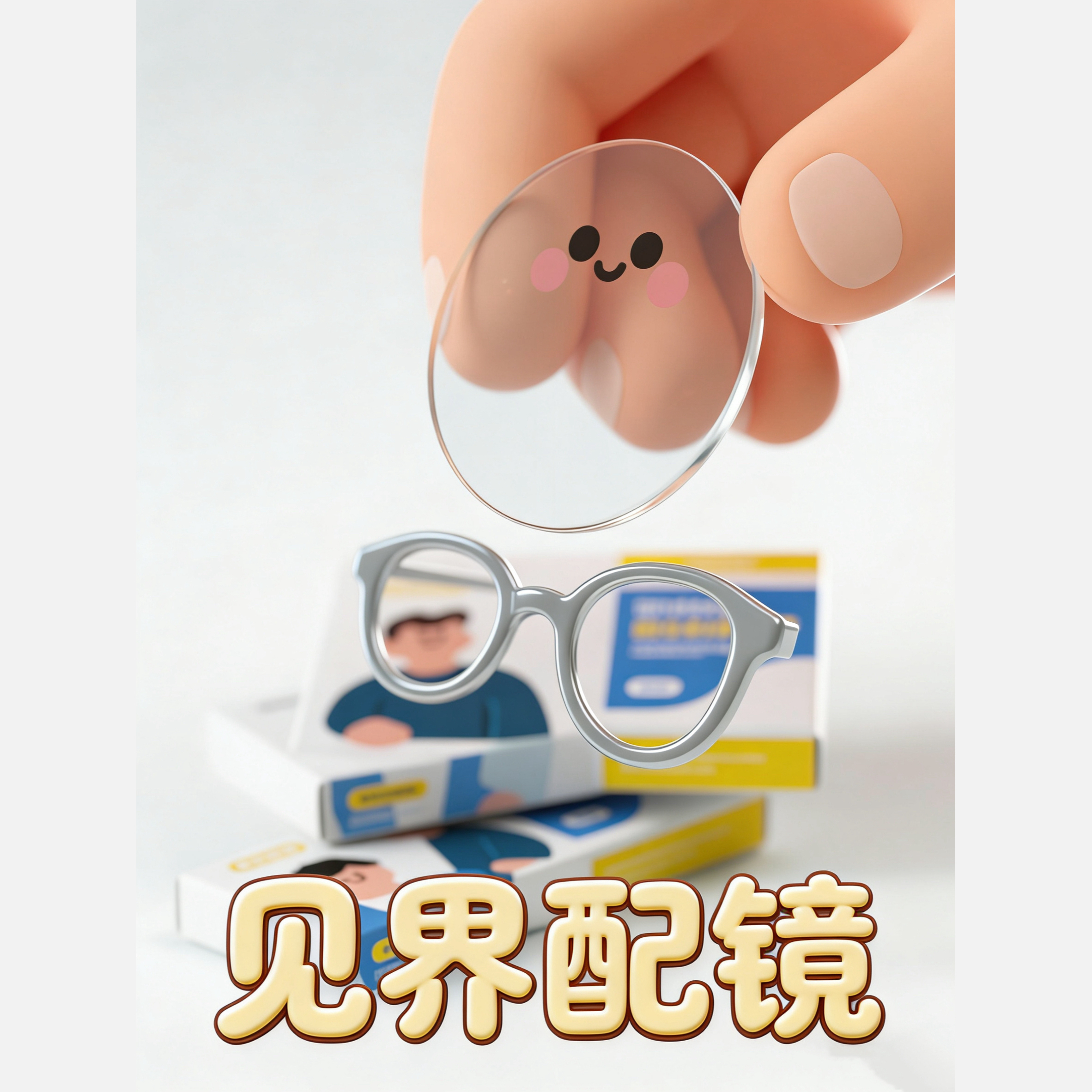 【配镜专拍】见界眼镜墨镜配镜定制镜片