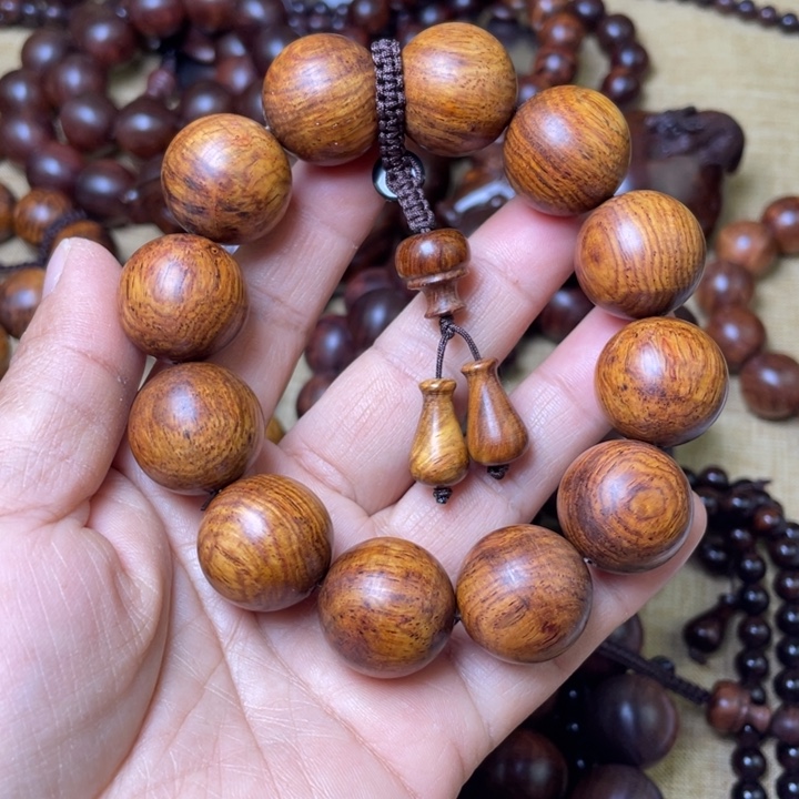 微***天黄花梨/降香黄檀手串/手链海黄油梨老料2.0