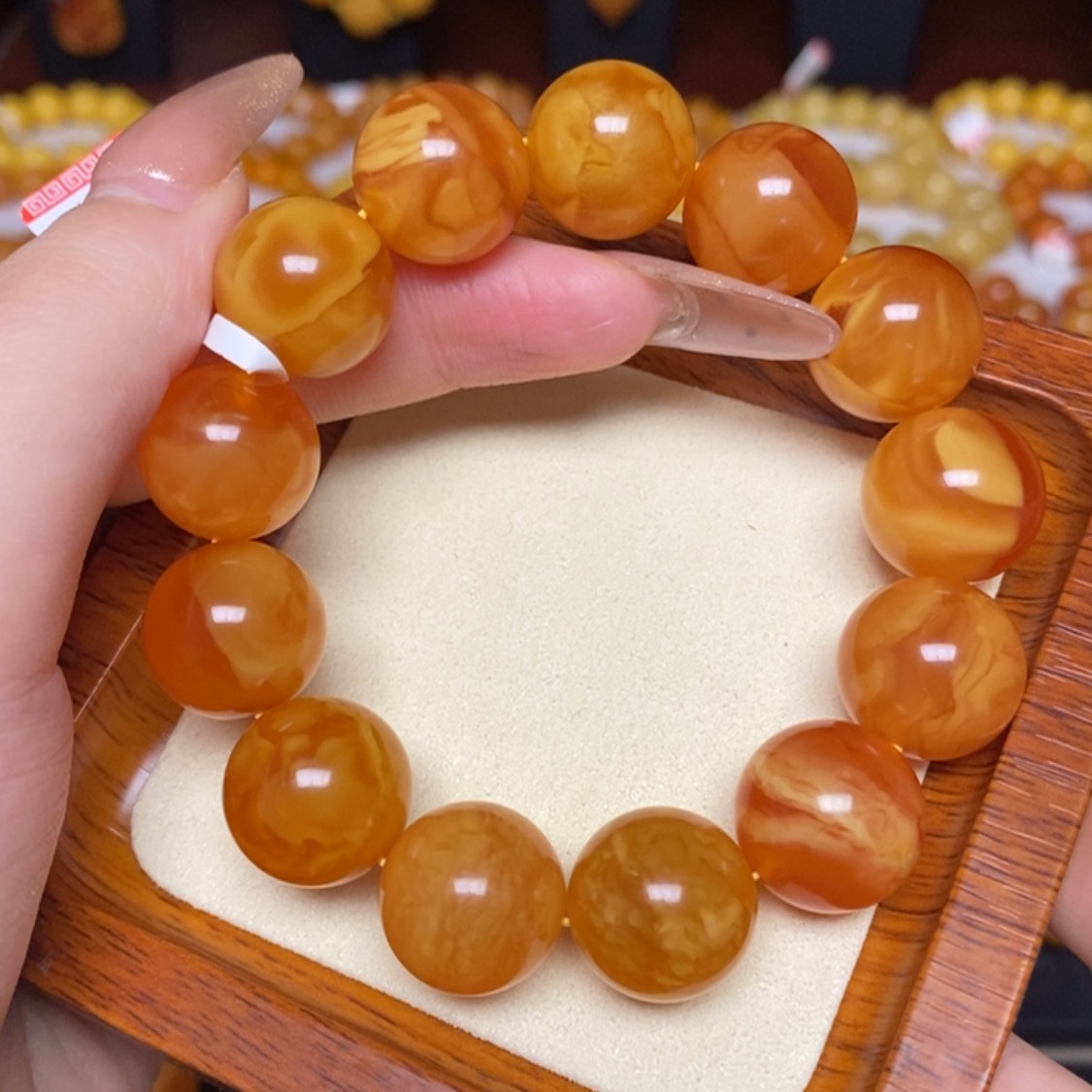 【闪购商品】蜜蜡手链未镶嵌手串