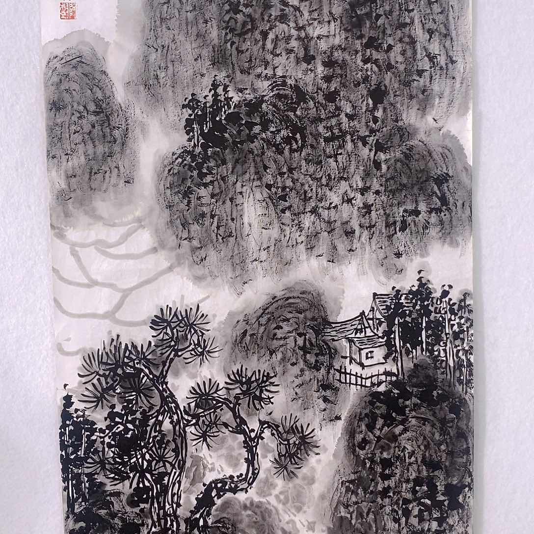 国画书画作品多次参加全国书画