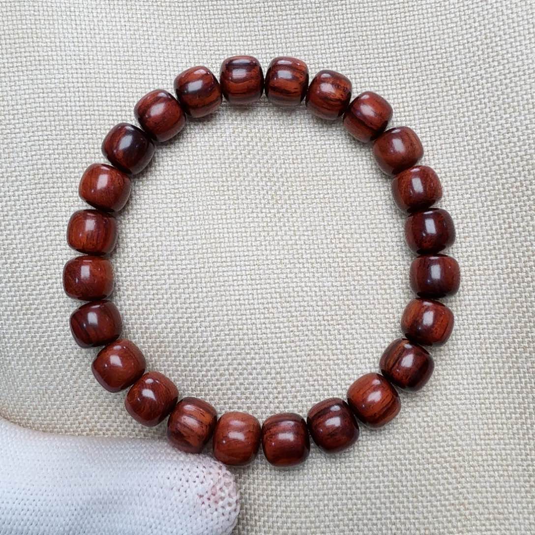 黄花梨/降香黄檀手串/手链海南黄花梨8✖️9老油梨