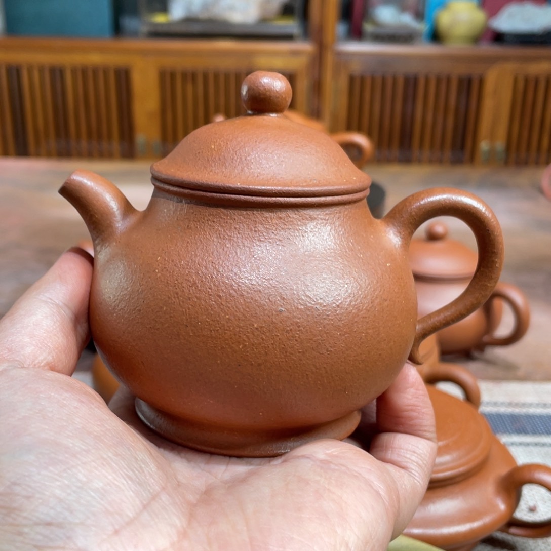 紫砂茶壶?**?宜兴紫砂原矿紫砂壶