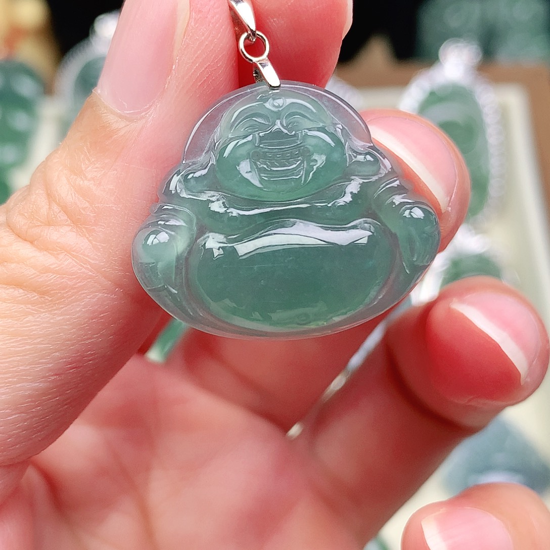 翡翠未镶嵌颈饰吊坠