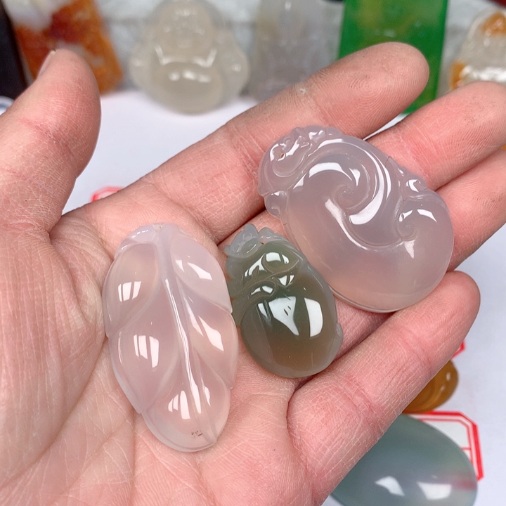 玛瑙/玉髓颈饰未镶嵌用****0