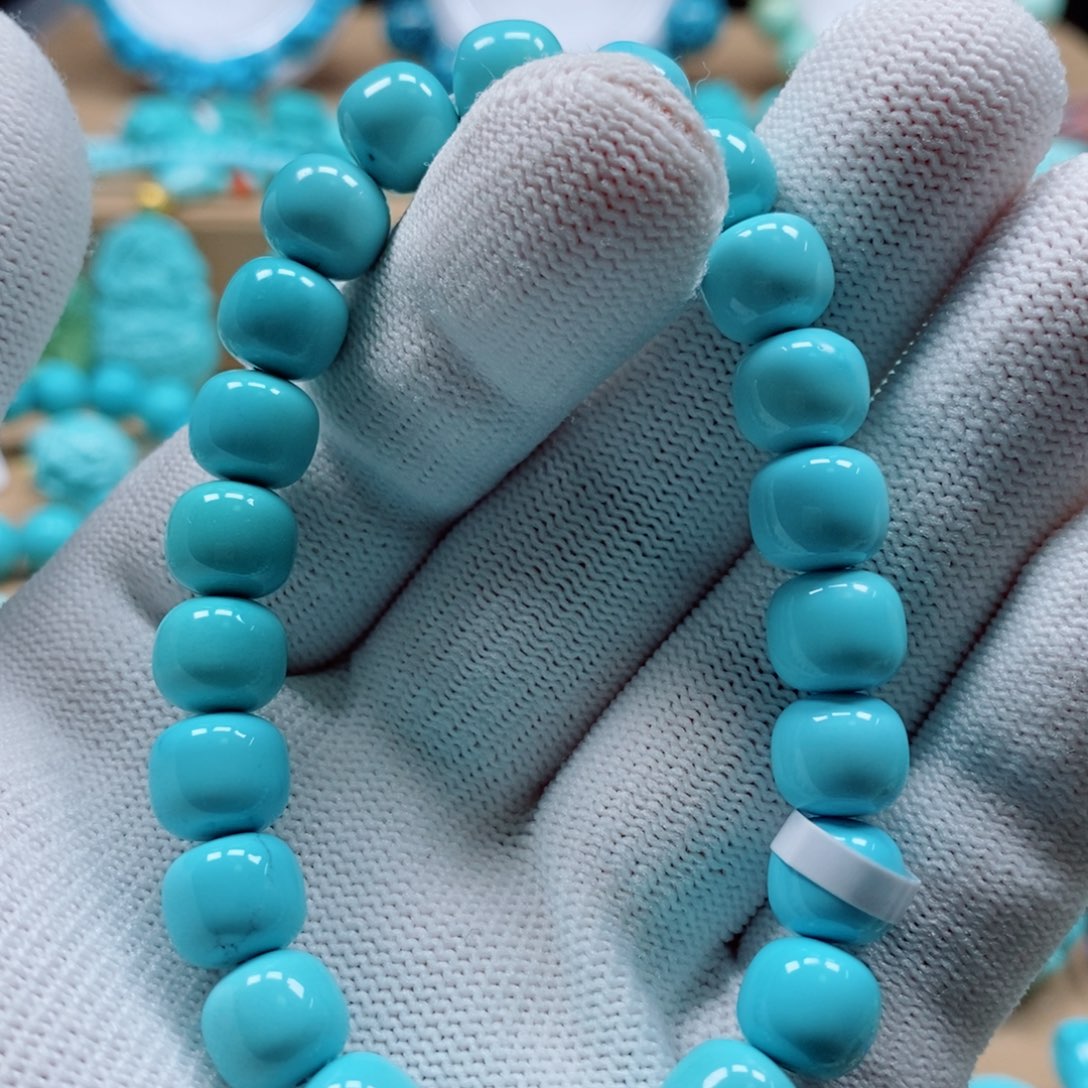 绿松石珠宝奇石未镶嵌安****荐