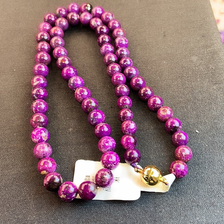 苏纪石（舒俱来）未镶嵌珠宝奇石项链