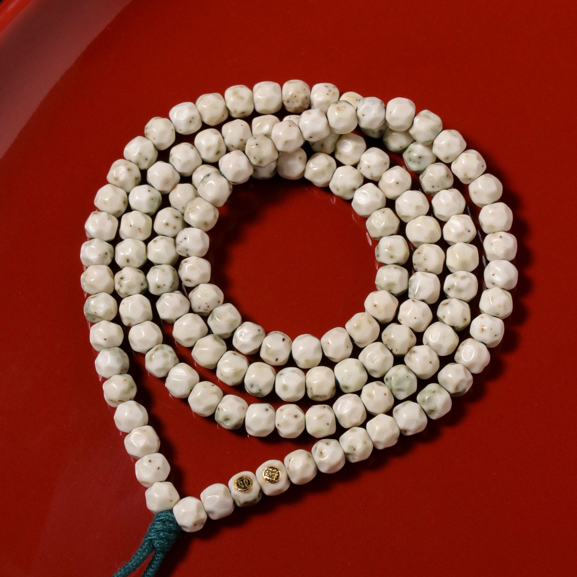 【星月长串】S+双金标·石玉料半壁留白细散星顶料星月菩提无相长串