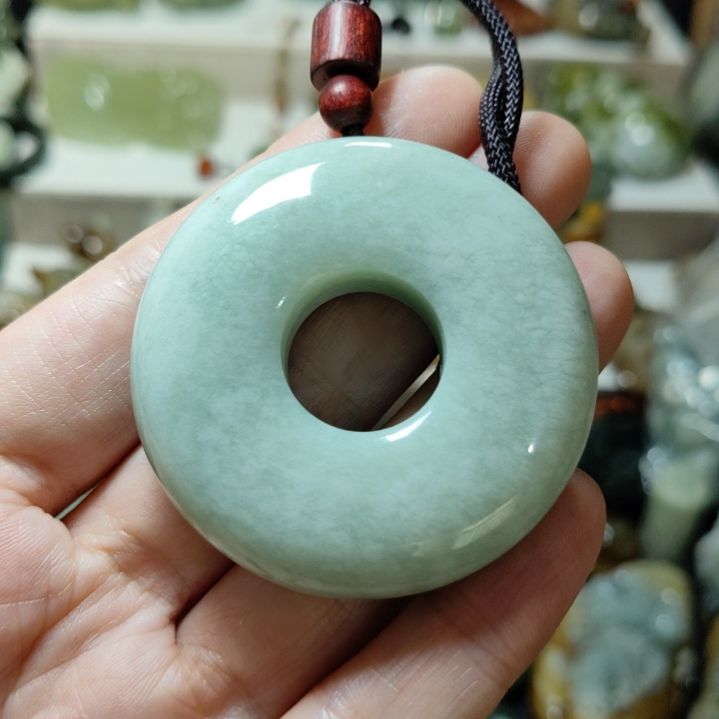 岫玉平安扣未镶嵌