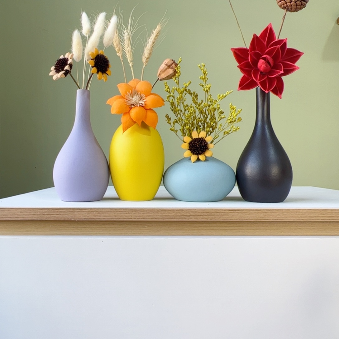 陶瓷花瓶陶瓷花瓶带花高度20-30厘米左右