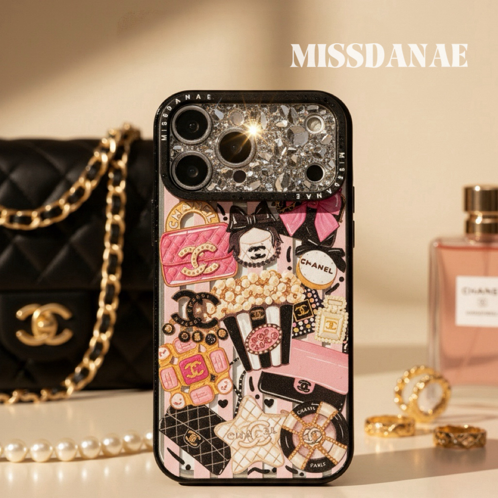 【爆米花小香风磁吸壳 】适用苹果12 13 14 15promax手机壳