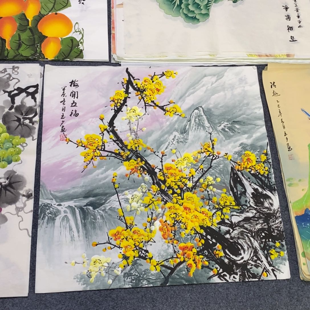 国画68✖️68山水梅花画画画画画画