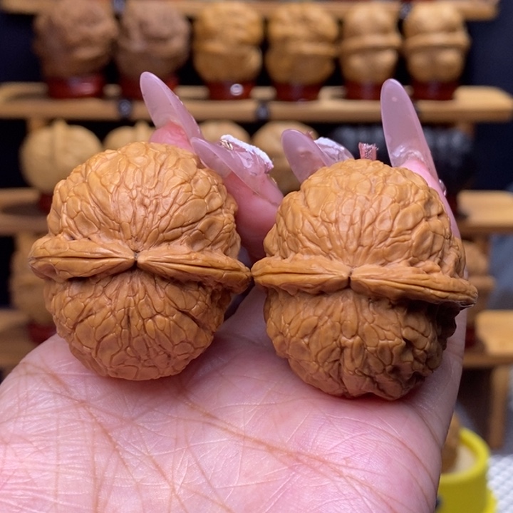 把件文玩核桃金龟玉甲18号39尺50.6克