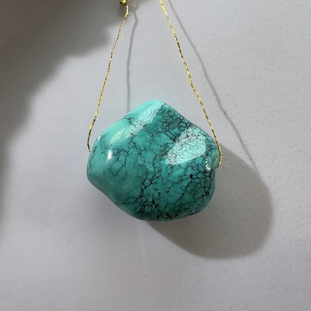 绿松石未镶嵌挂件