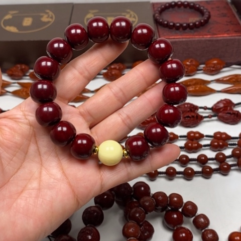 橄榄核手串不**睡猴头手串