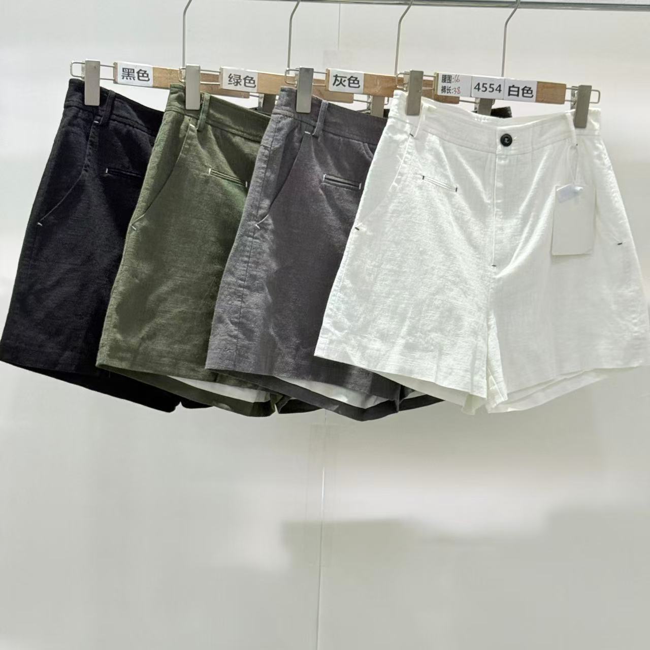 4554号1257#简约百搭休闲短裤
