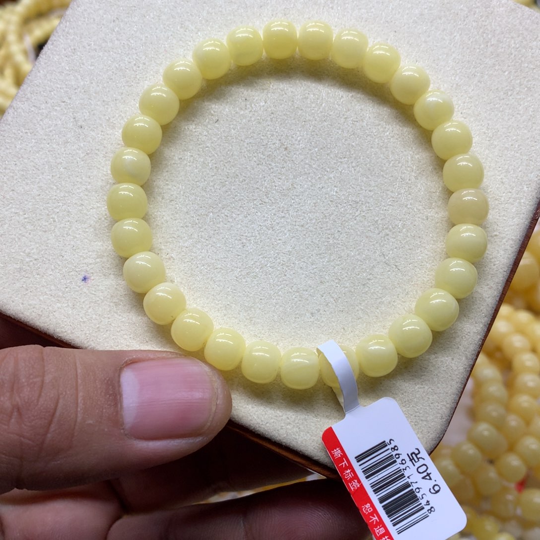 蜜蜡未镶嵌手链蜜蜡