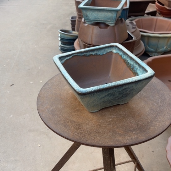 紫砂花盆永**待釉盆